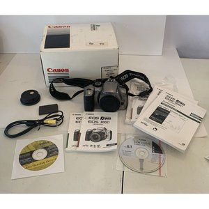 Vintage Refurbished Canon EOS Rebel 300D Digital Camera 6.3 MP